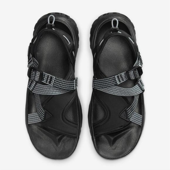 Nike Oneonta Men's Size 12 Sandals Black/Pure Platinum/Wolf Grey NWT - Picture 5 of 10